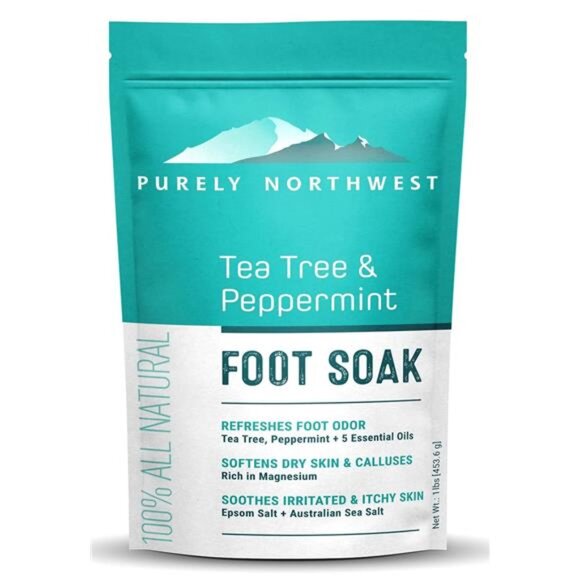 Tea Tree Oil & Peppermint Foot Soak with Epsom Salt - Picture 1 of 16
